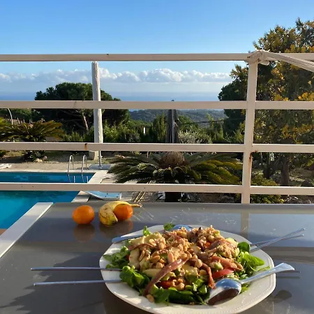Intimate Family With Big Private Pool & Panoramic Sea View * Arenys de Munt