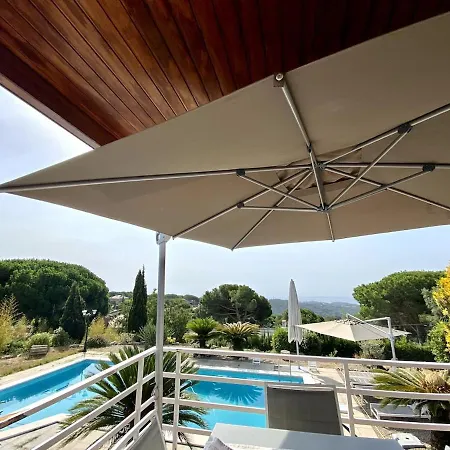 Intimate Family With Big Private Pool & Panoramic Sea View Arenys de Munt